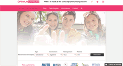 Desktop Screenshot of optimumlangues.com
